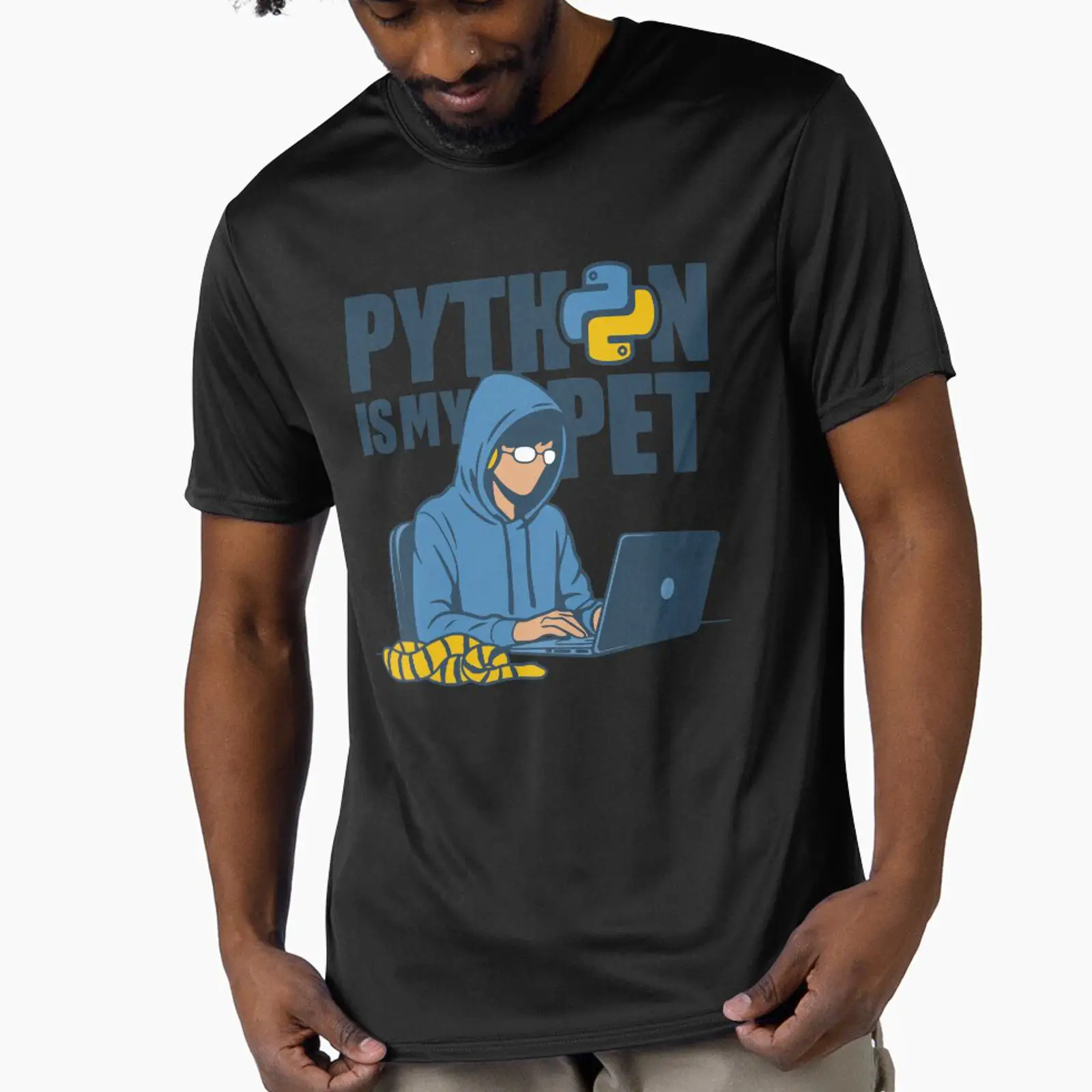Vintage Fashion Store - Pythonは私のペットです。Reesh Storeがデザイン・販売するヴィンテージウォッシュ加工のデザイナー服。ユニセックスファッション、柔らかく伸縮性があり、通気性があります。