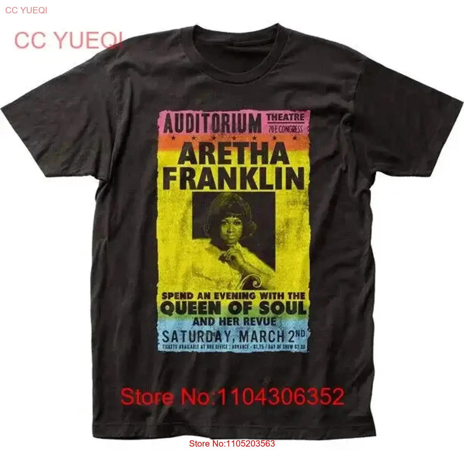 Vintage Fashion Queen - アレサ・フランクリン トリビュート ポスター クイーン・オブ・ソウル フィット ジャージ