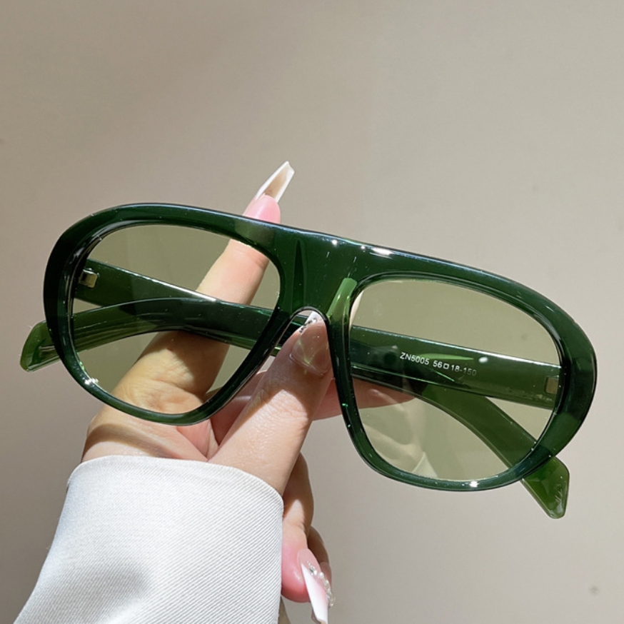 Vintage Fashion And Design - 新しい特大パイロットサングラス女性男性ヴィンテージブランドサングラス女性トレンディな高級ブランドデザイナーアウトドアシェード
