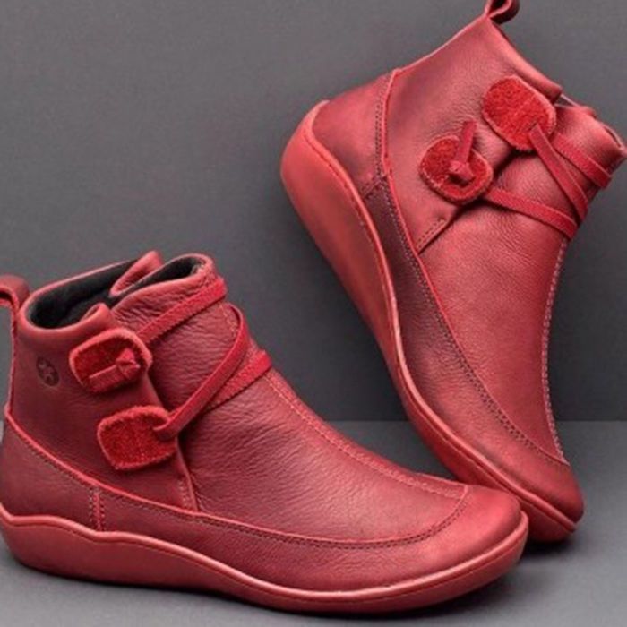 レディース ヴィンテージ ラウンドトゥ PUレザー スリップ - Vintage Fashion Mens のレビューと価格
