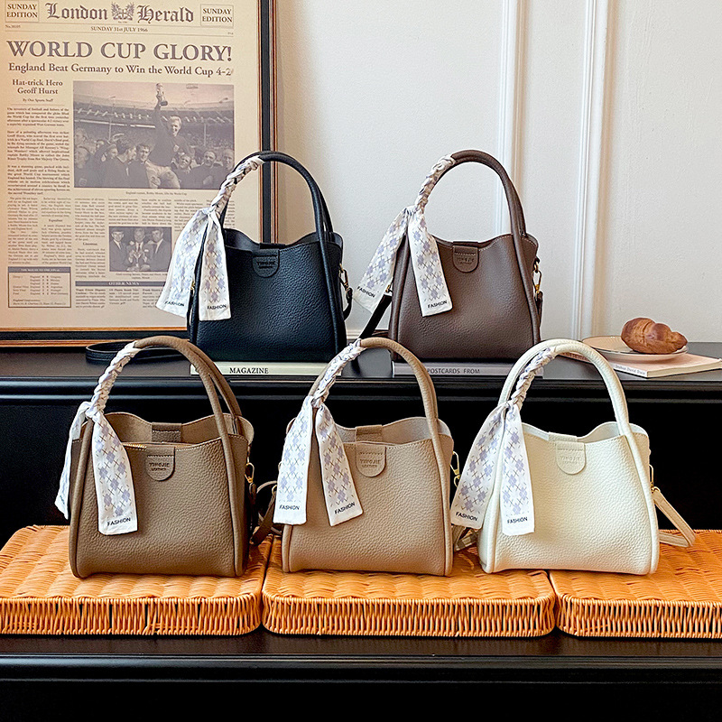 韓国のヴィンテージバケットバッグ、女性用ショルダーバッグ、フ - Vintage Fashion Events のレビューと価格