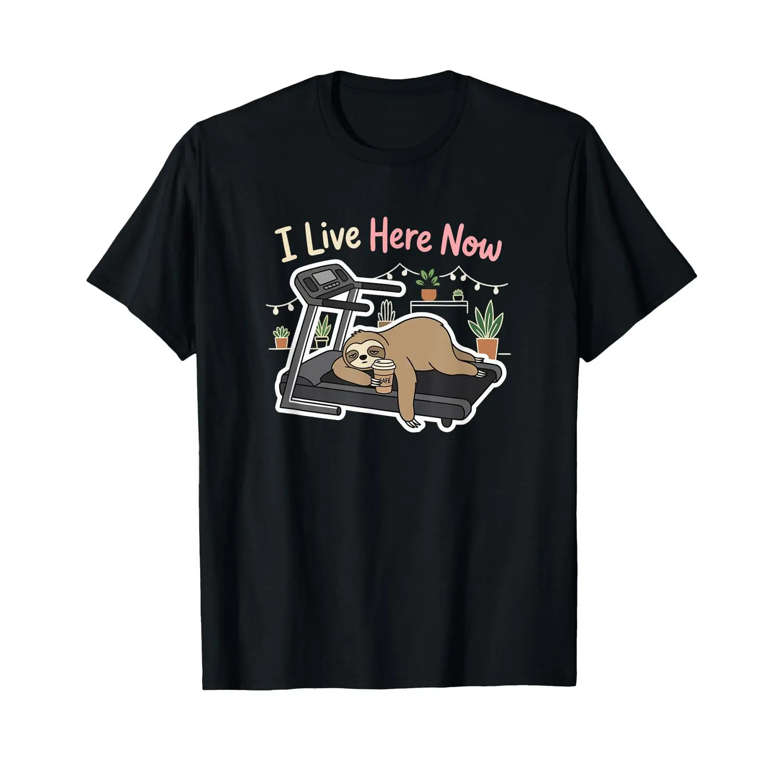 「今ここに住んでいる」怠惰なフィットネス愛好家Tシャツ ヴィ - Vintage Fashion Now のレビューと価格