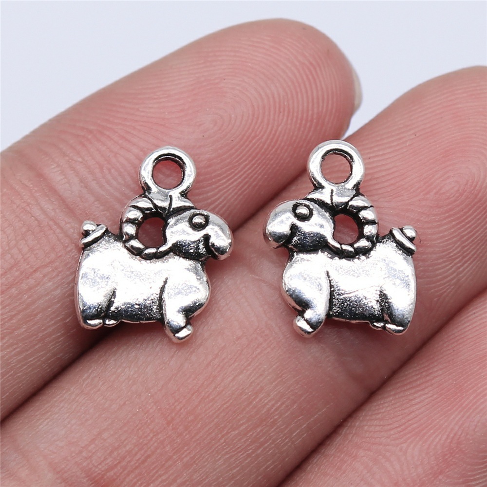 10 個 11x14mm アンティークシルバーカラー羊チャー - Vintage Fashion Tumblr のレビューと価格