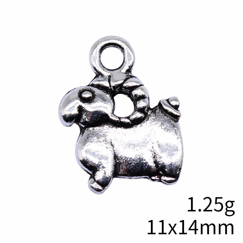 10 個 11x14mm アンティークシルバーカラー羊チャー - Vintage Fashion Tumblr のレビューと価格