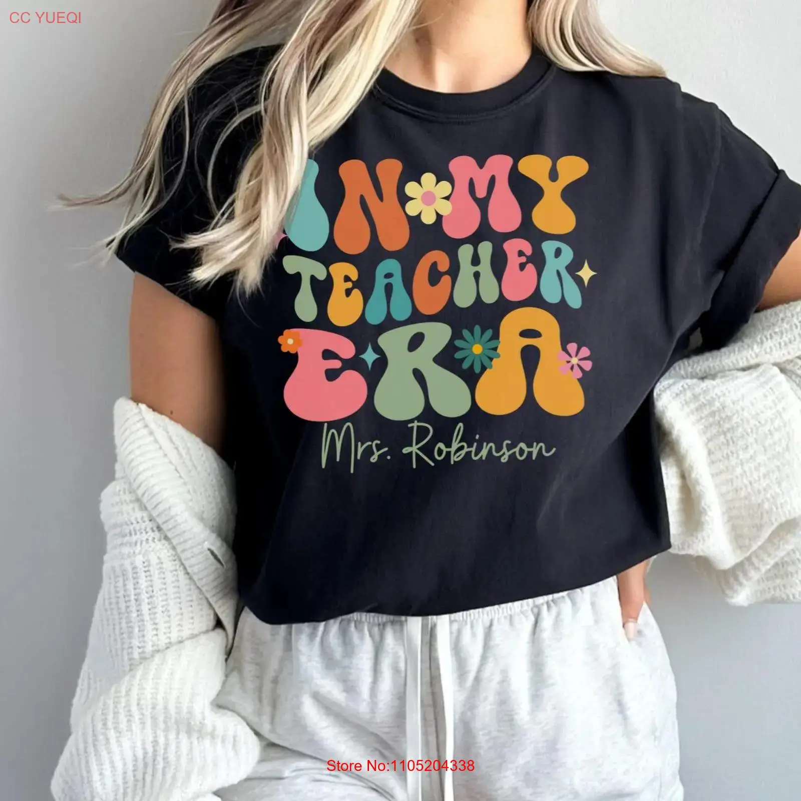 In My Teacher Era Tシャツ 教育者向けのト - Vintage Fashion Eras のレビューと価格