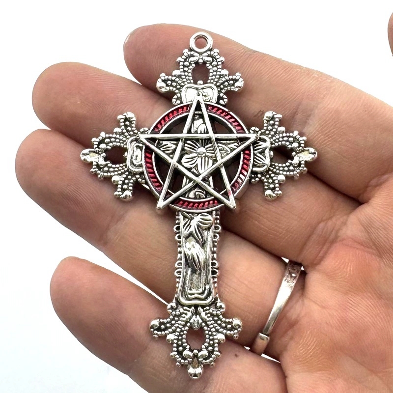 2 個 30 × 15 ミリメートルゴシックビッグクロススタ - Vintage Fashion Tumblr のレビューと価格