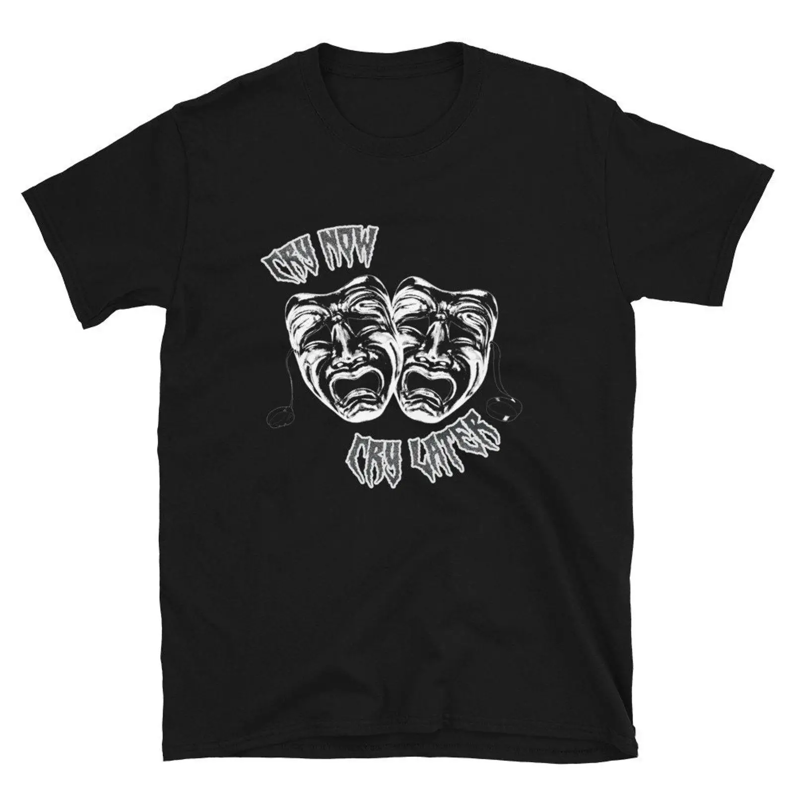 Cry Now Later Theater Masks Tシ - Vintage Fashion Now のレビューと価格