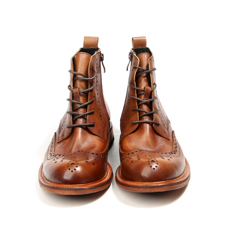 ヴィンテージメンズアンクルチェルシーブーツ高級本革 2025 - Vintage Fashion Mens のレビューと価格