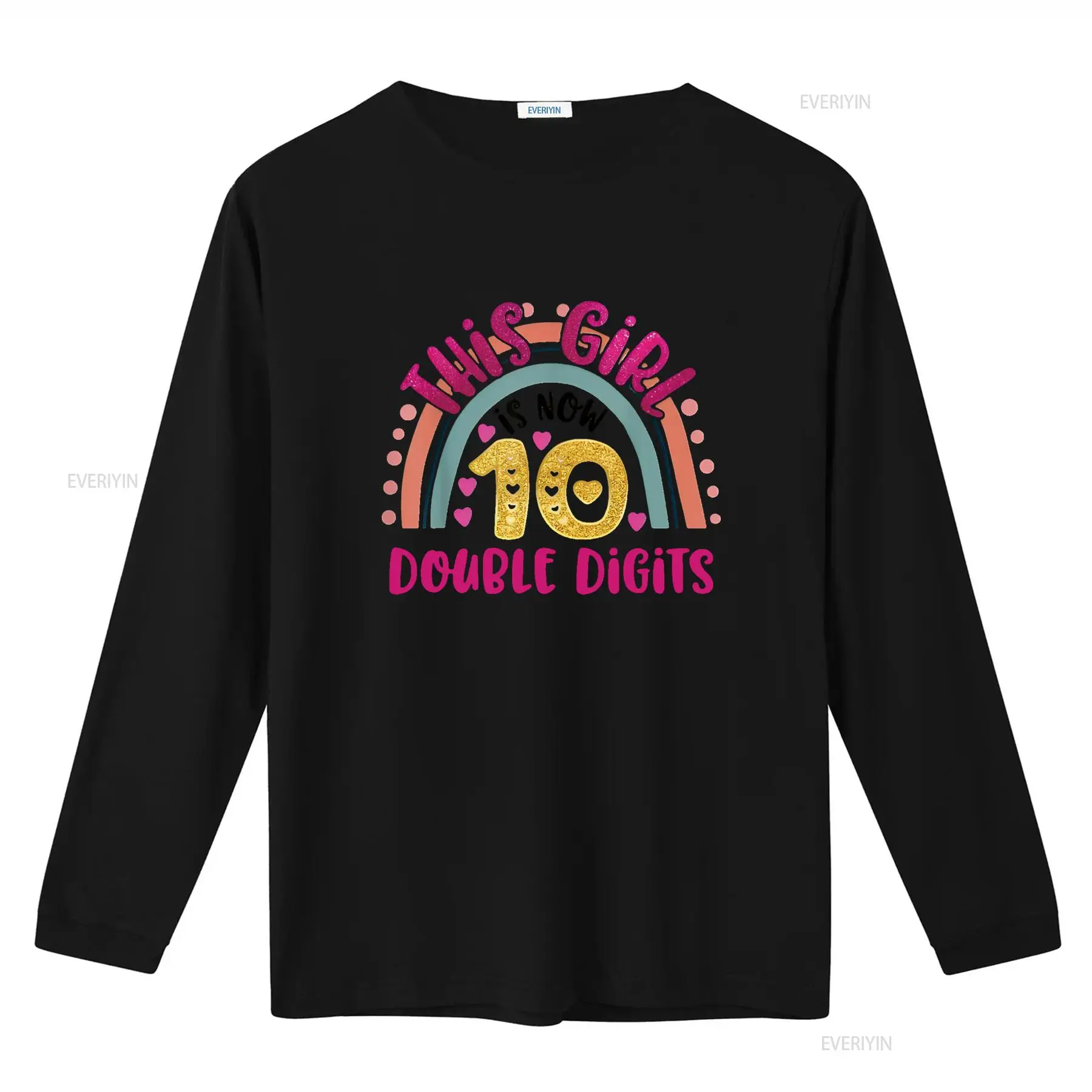 この女の子は今、10歳です。ダブルディジットバースデーTシャ - Vintage Fashion Now のレビューと価格