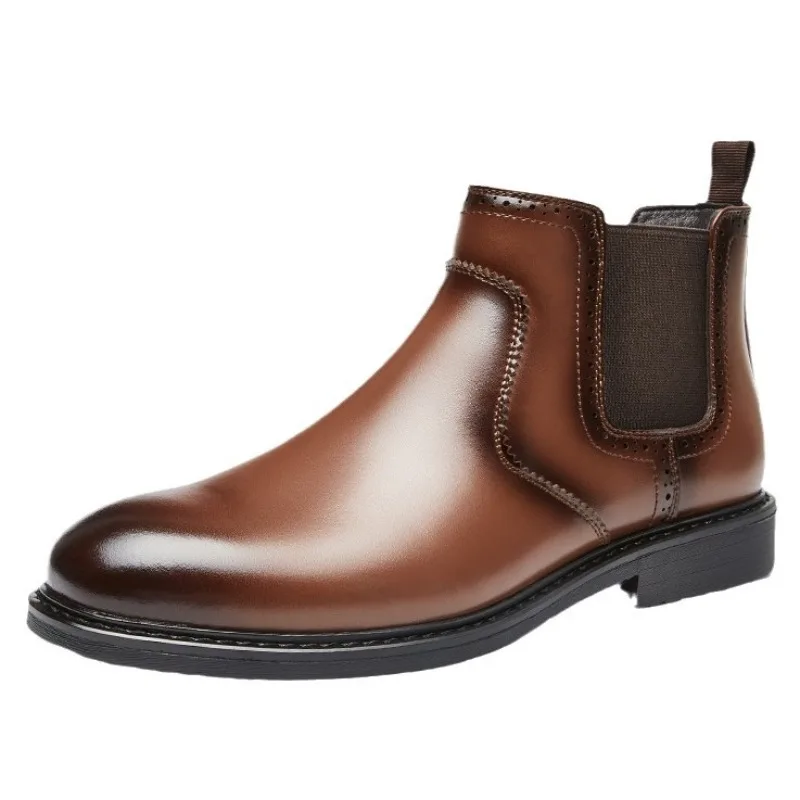 ヴィンテージメンズレザーオックスフォードブーツ高級ハンドメイ - Vintage Fashion Mens のレビューと価格