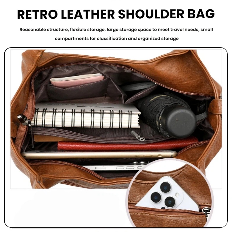 ヴィンテージフェイクレザートートバッグ ファッション性の高い - Vintage Fashion Shop のレビューと価格