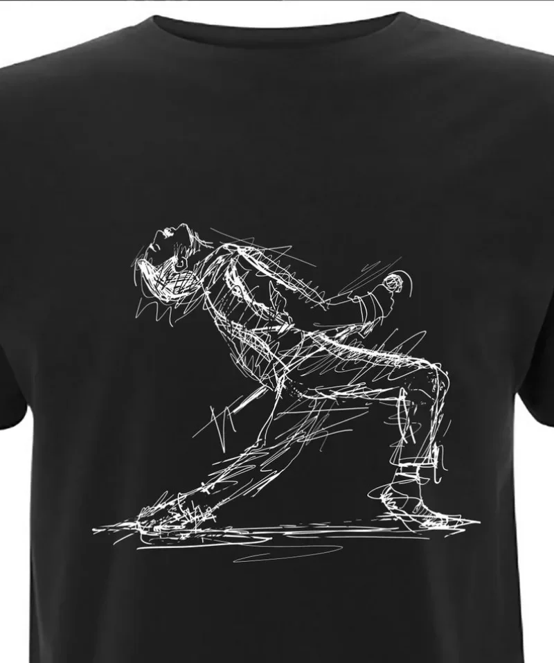 男性女性女王フレディ・マーキュリープリント Tシャツ綿 10 - Vintage Fashion Queen のレビューと価格